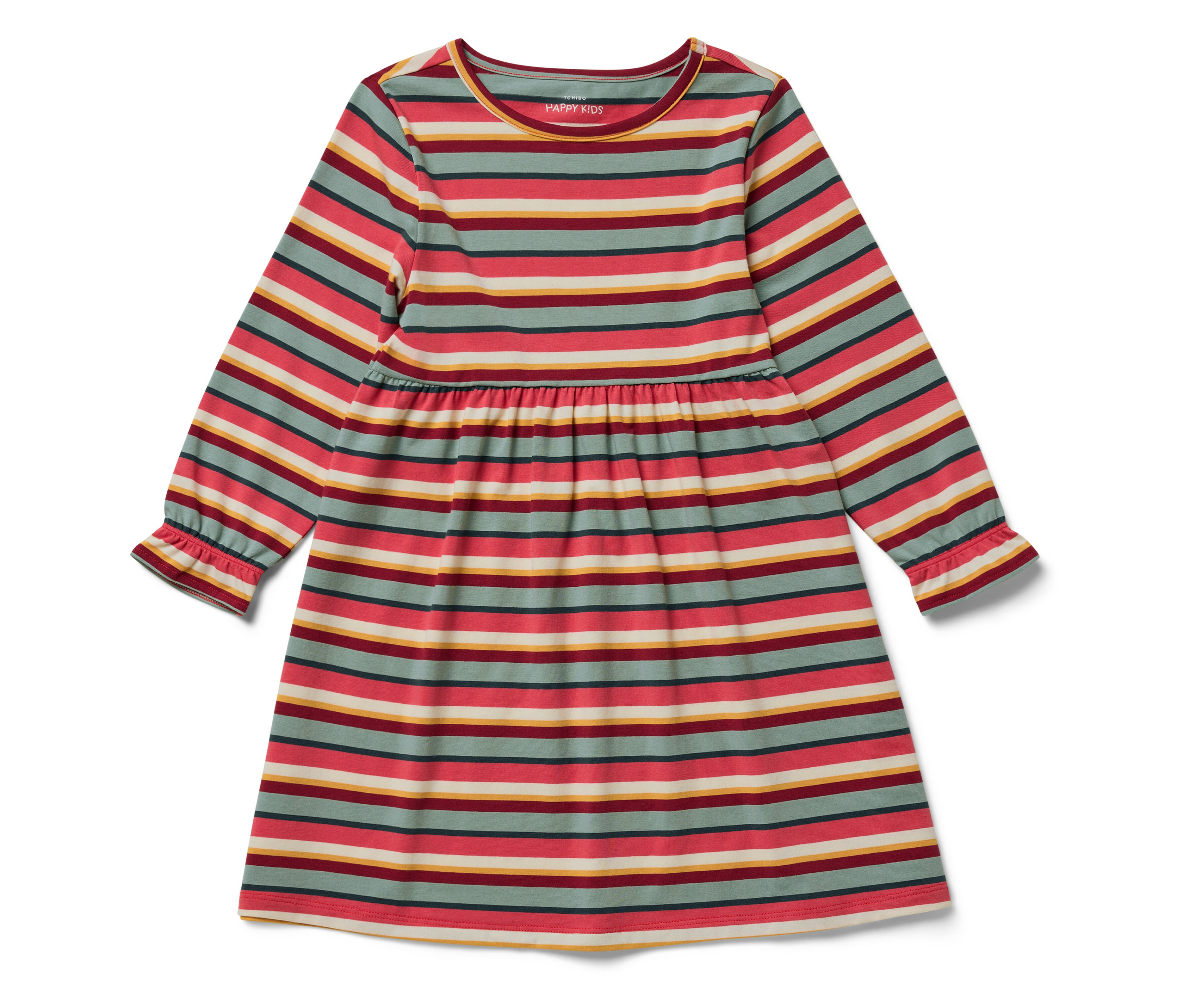 Tchibo - Kinder-Jerseykleid - Mädchen - Gr. 98/104 - Mehrfarbig/gestreift