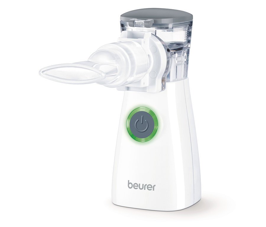 Das Beurer Inhalationsgerät »IH57« steht auf einem weißen Hintergrund.
