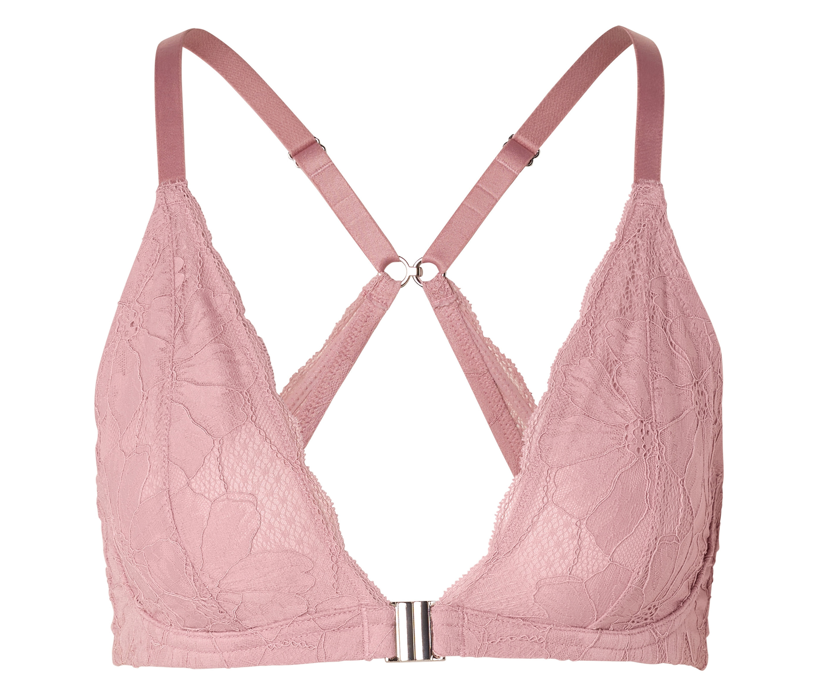 Soft-BH mit Spitze - Damen - Gr. 85B - rosa - rosa