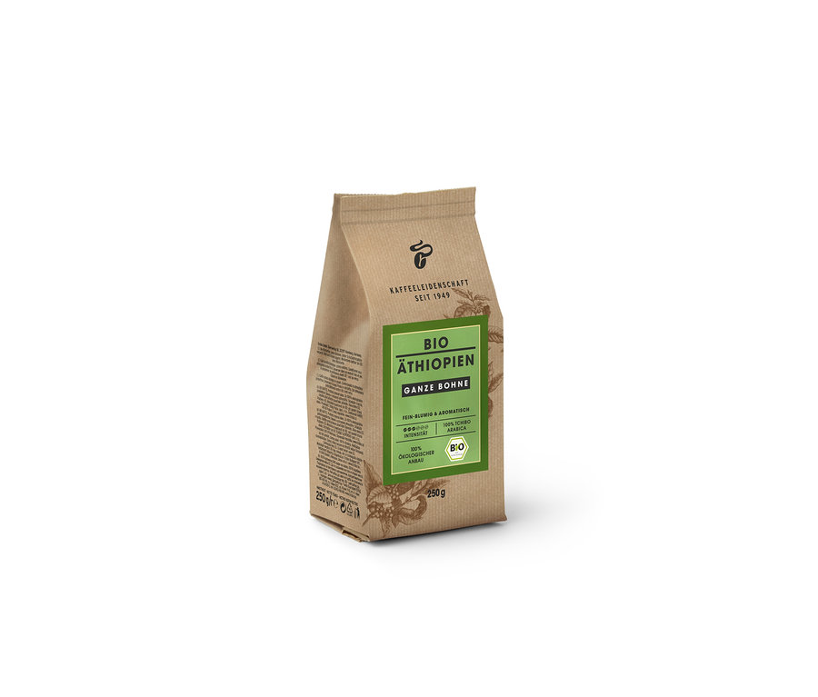Packung Bio Äthiopien - 2x 250 g Ganze Bohne.
