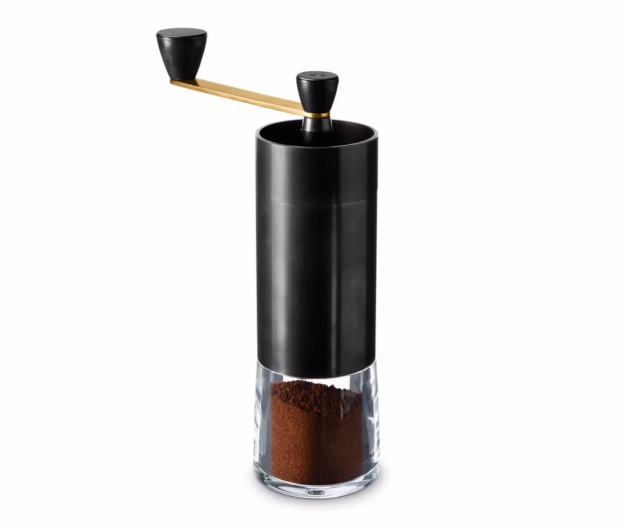 Nahaufnahme einer Kaffeemühle.