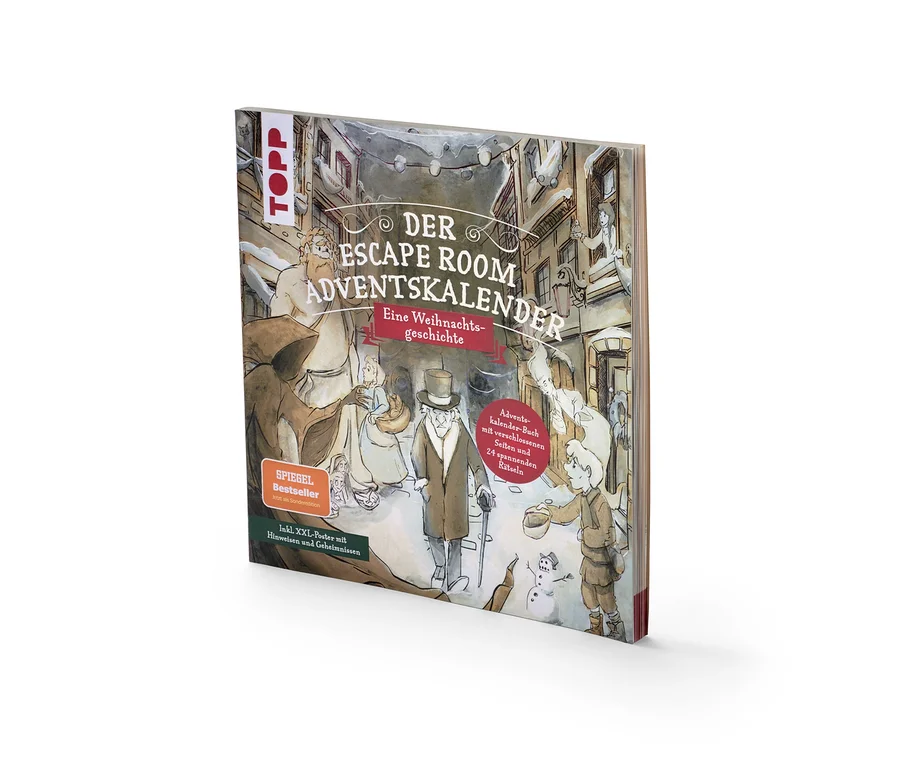 Buch: »Der Escape Room Adventskalender – eine Weihnachtsgeschichte«.