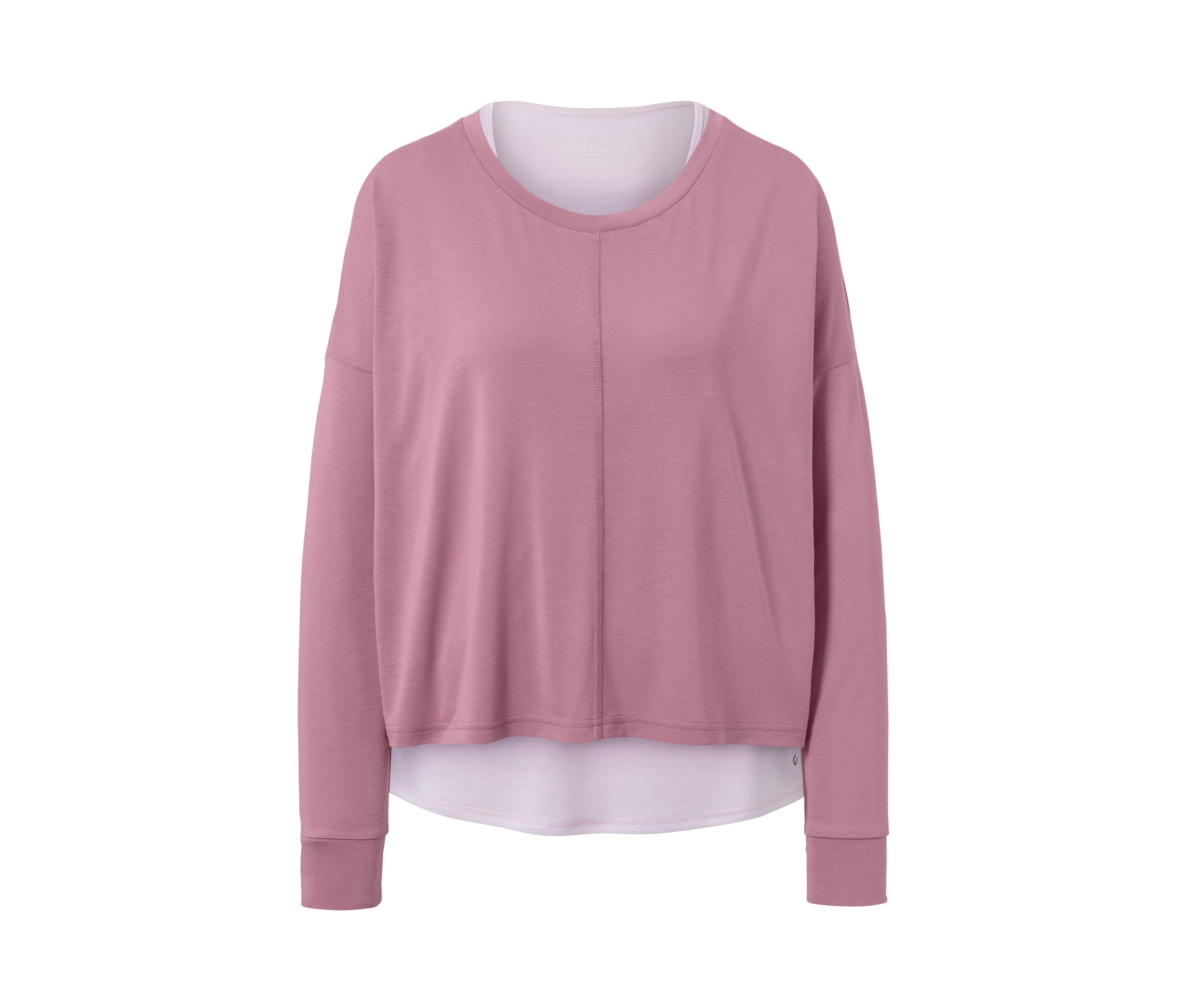 Tchibo - 2-in-1-Sportshirt - Damen - Gr. L - hellrosa
