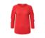 Rotes Shirt mit 3/4-Arm.
