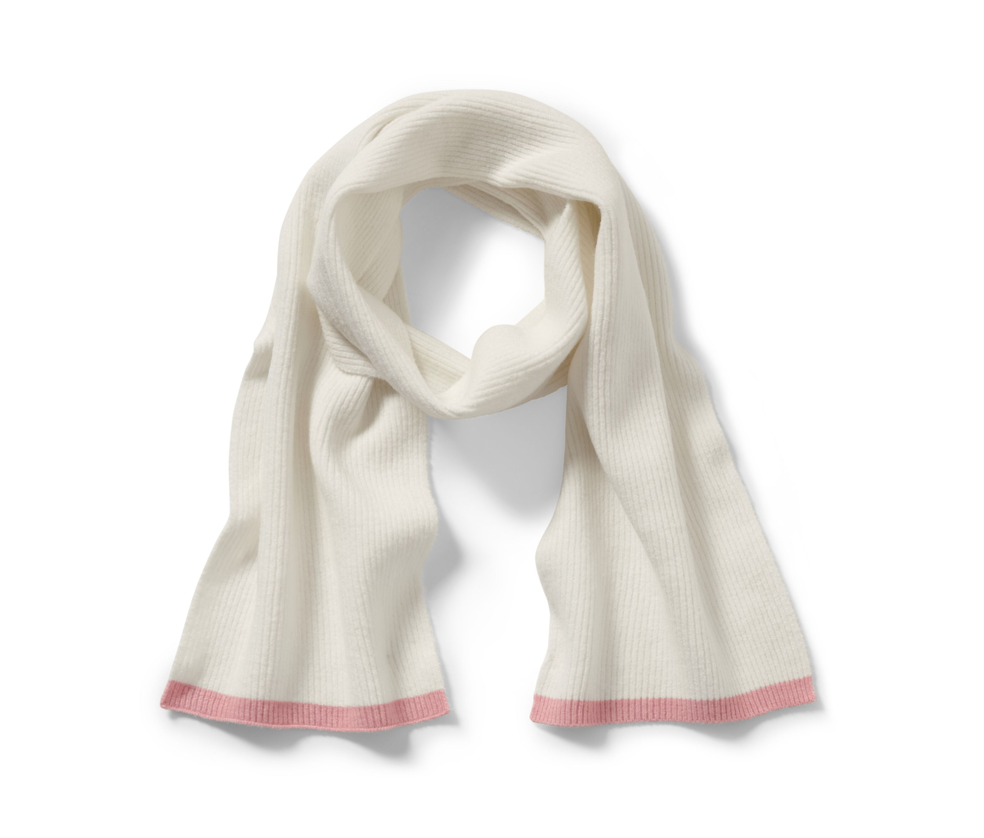 Tchibo - Strickschal mit Wolle - creme