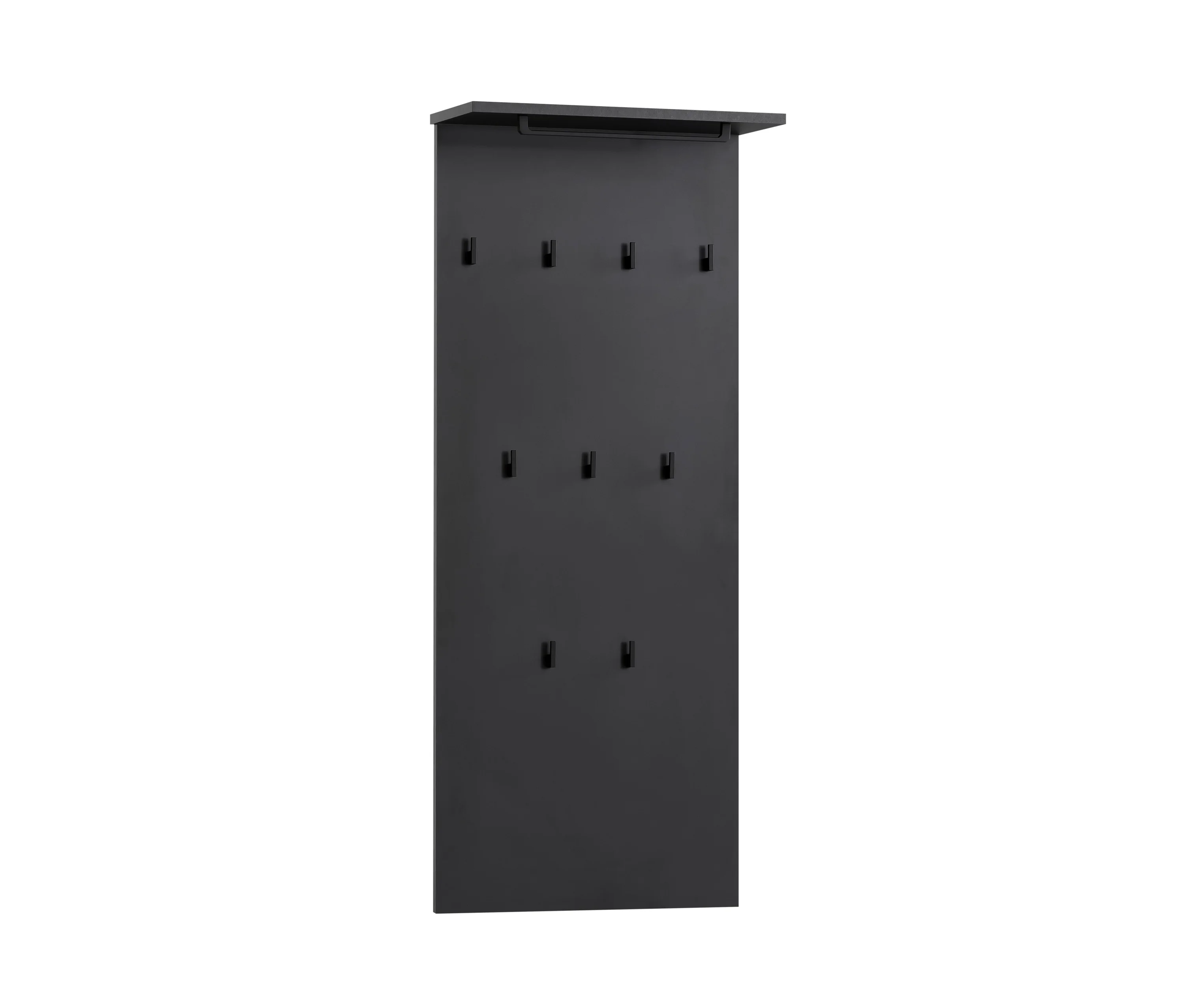 63,5cm günstig Kaufen-Tchibo - Hakenpaneel »Janne« - 50x21x110,5cm - schwarz - Holz / Metall. Tchibo - Hakenpaneel »Janne« - 50x21x110,5cm - schwarz - Holz / Metall <![CDATA[Hakenpaneel »Janne«, schwarz Farbe: Schwarz Material: Korpus melaminbeschichtete Sp