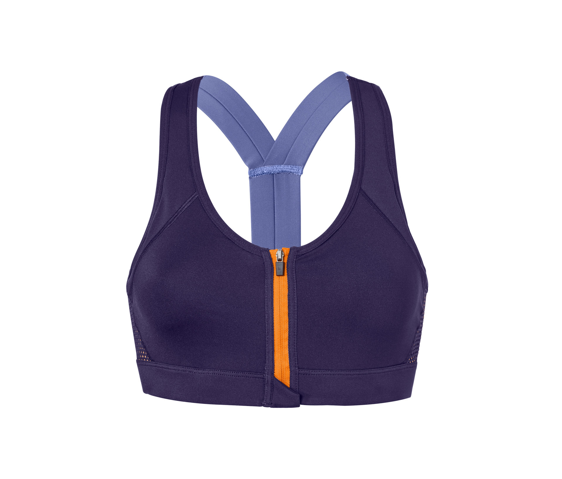 Tchibo - Sport BH mit Frontreißverschluss - Damen - Gr. 85B - violett