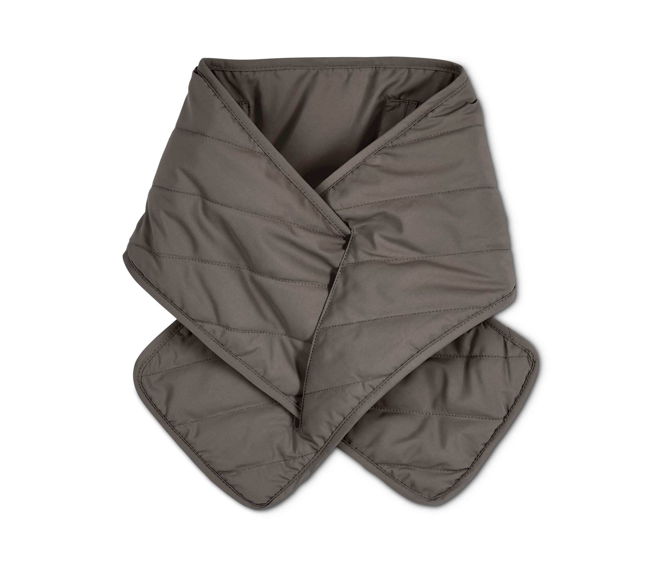 Tchibo - Stepp-Schal mit Heizkissen - beige