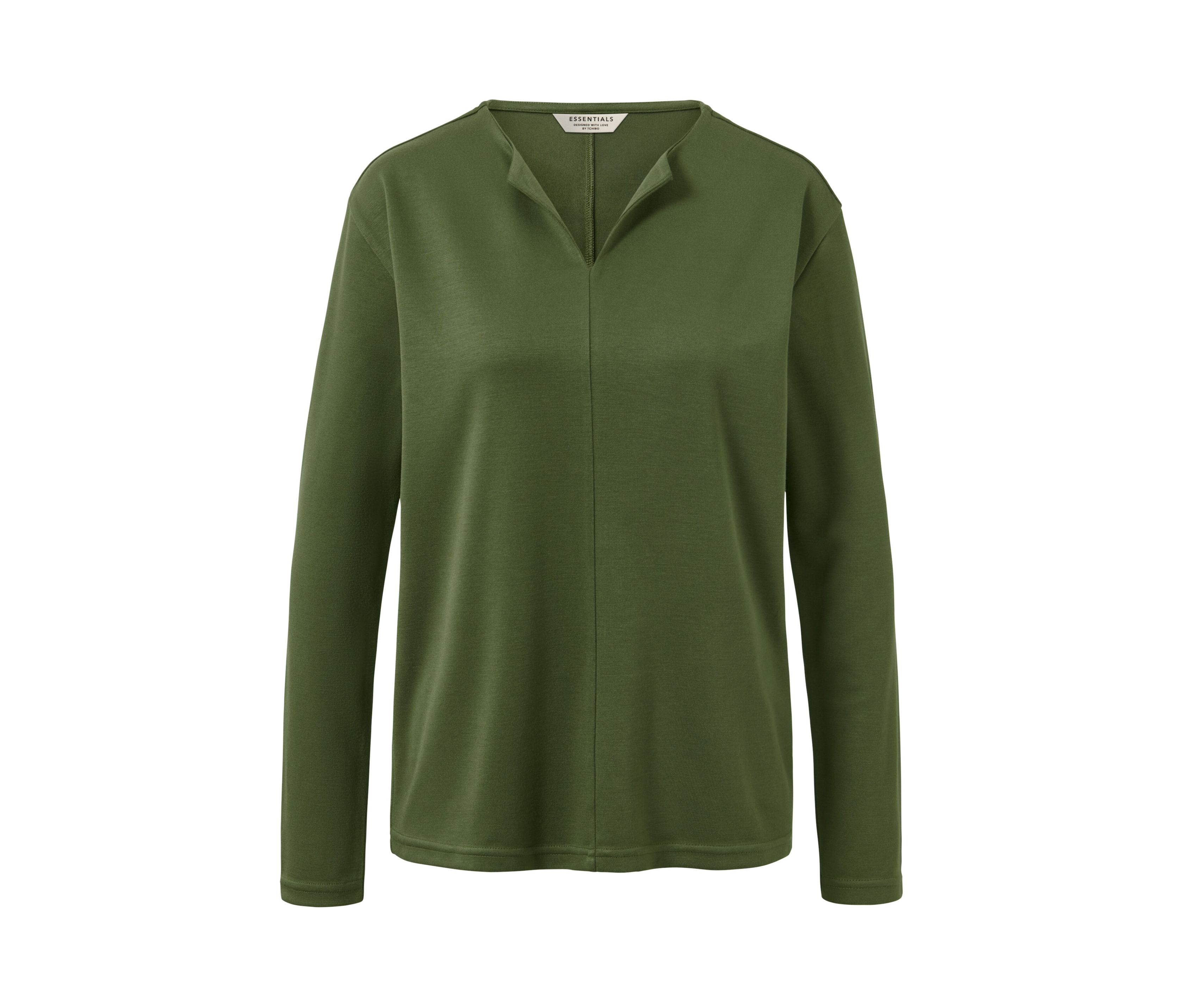 Tchibo - Blusenshirt - Damen - Gr. S - olivgrün