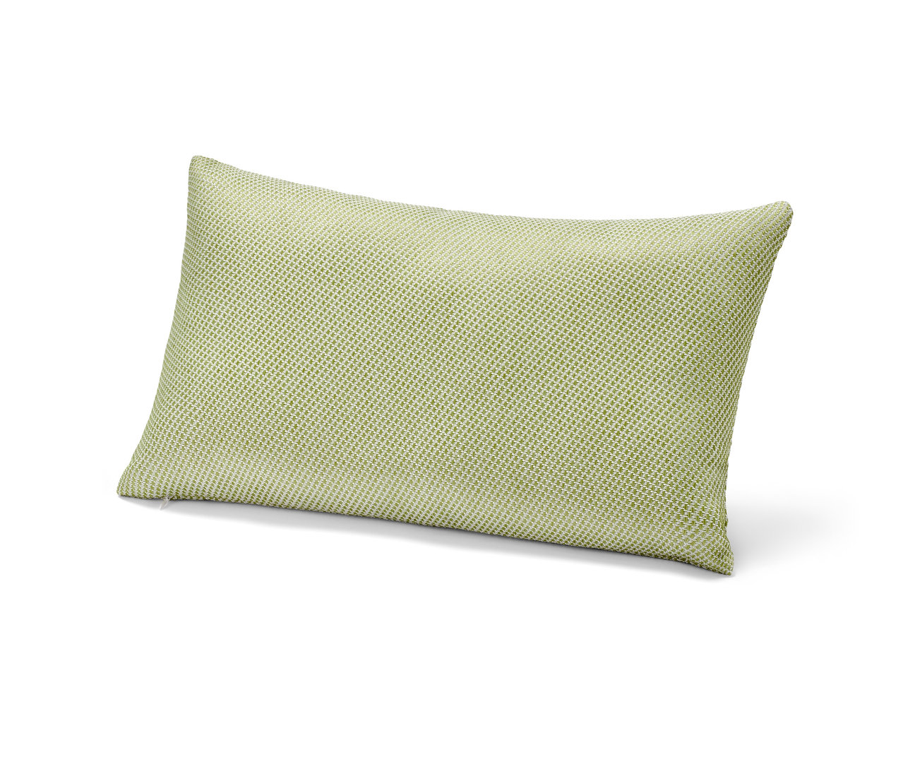 Ein hellgrünes Premium-Outdoor-Kissen.