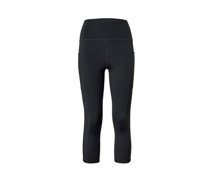 Schwarze 3/4-Sporttight.
