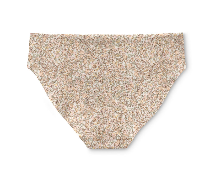 Nahaufnahme eines einzelnen Magic-Cut-Slips mit Blumenmuster.