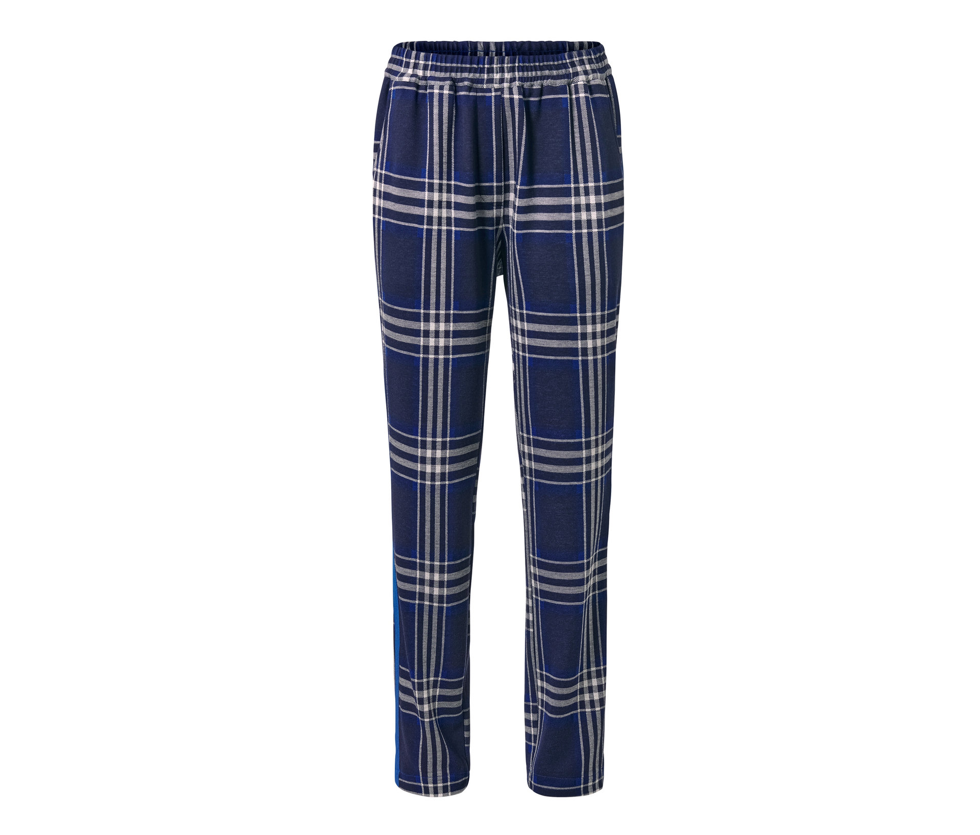 Tchibo - Karierte Joggpants - Damen - Gr. S - weiß/kariert