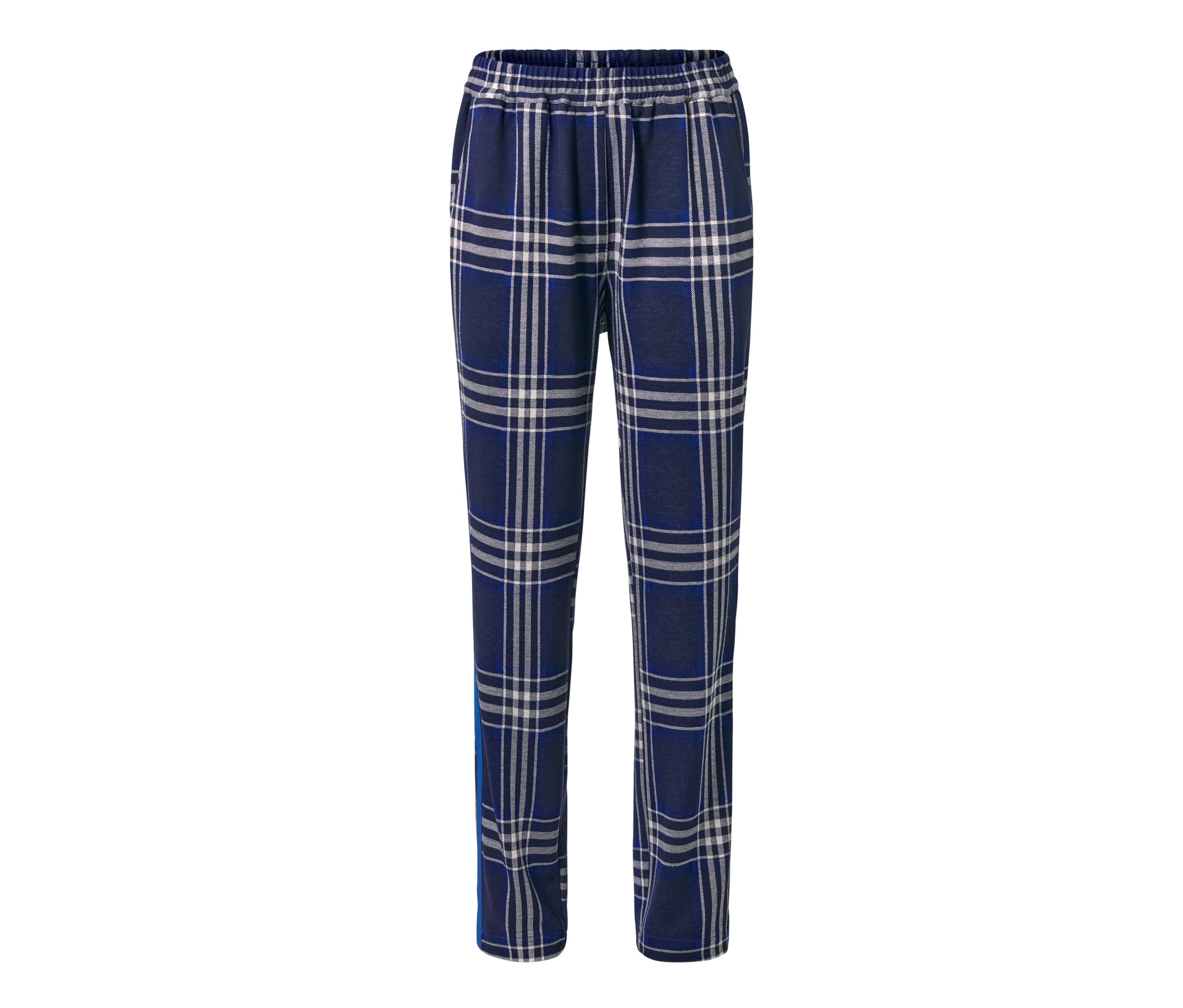 Thumbnail - Tchibo - Karierte Joggpants - Damen - Gr. M - weiß/kariert