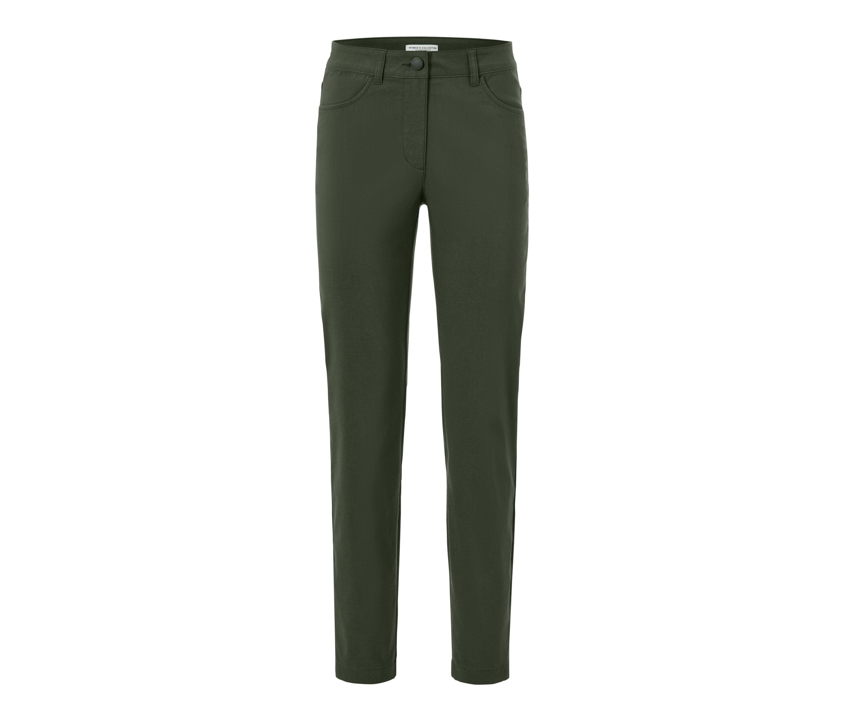 Tchibo - Bengalin-Hose - Damen - Gr. 40 - dunkelgrün