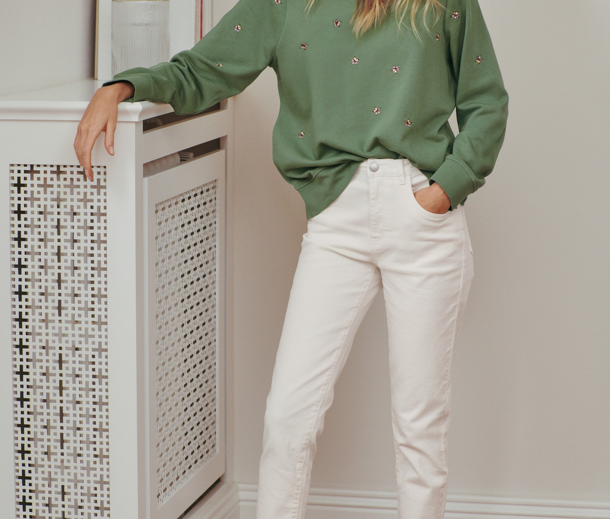 Thumbnail - Tchibo - Modern Denim »Fit Lilly« - Damen - Gr. 40 - weiß