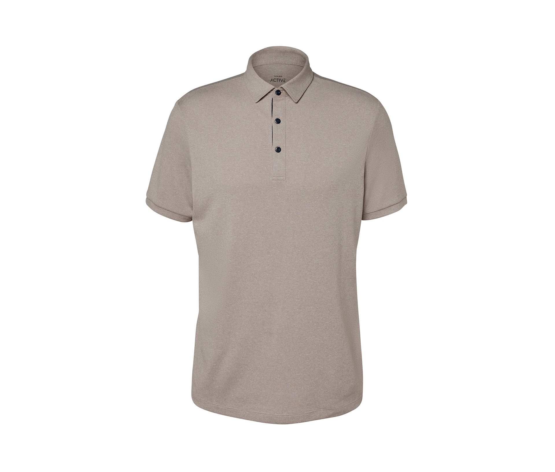 Funktions-Poloshirt - Herren - Gr. XL - beige - beige