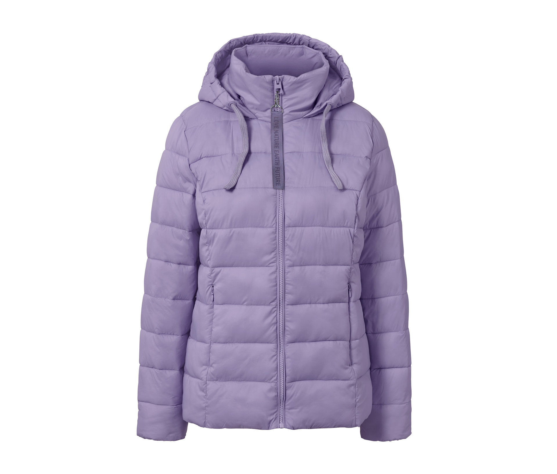 Steppjacke mit Kapuze - Damen - Gr. 40 - lila - lila