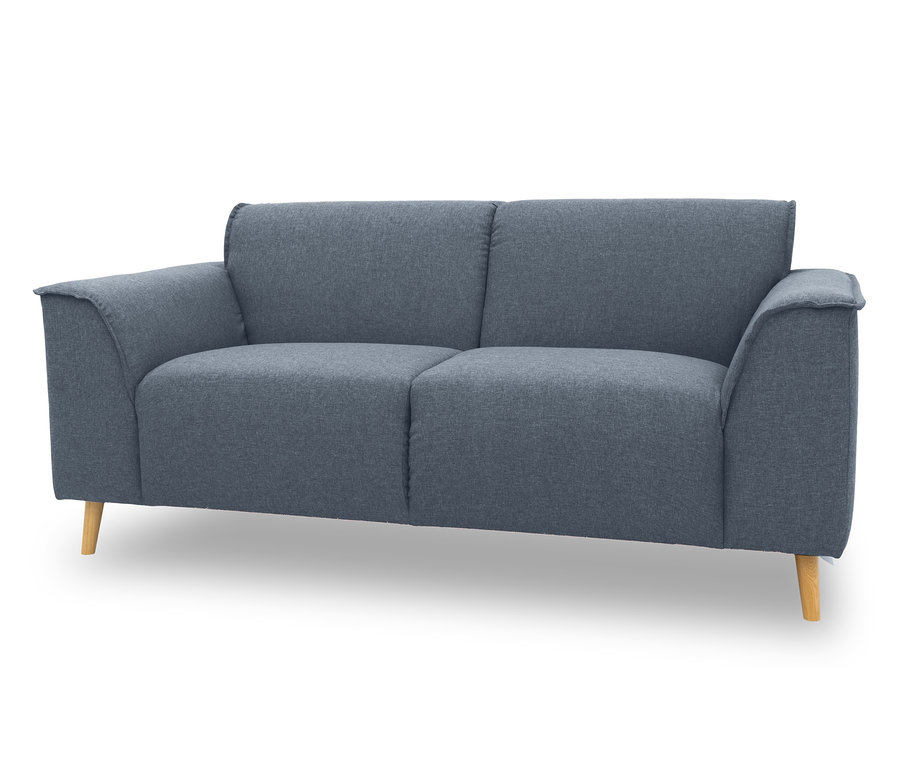Blaues 2-Sitzer Sofa "Jules".