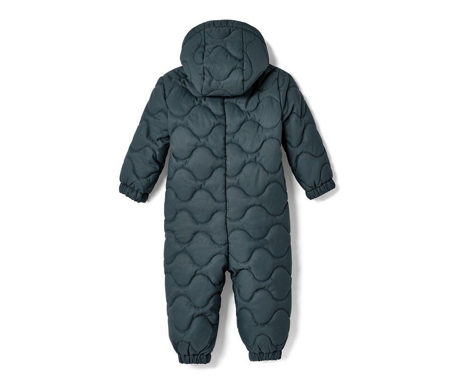 Rückansicht von Baby-Winteroverall.