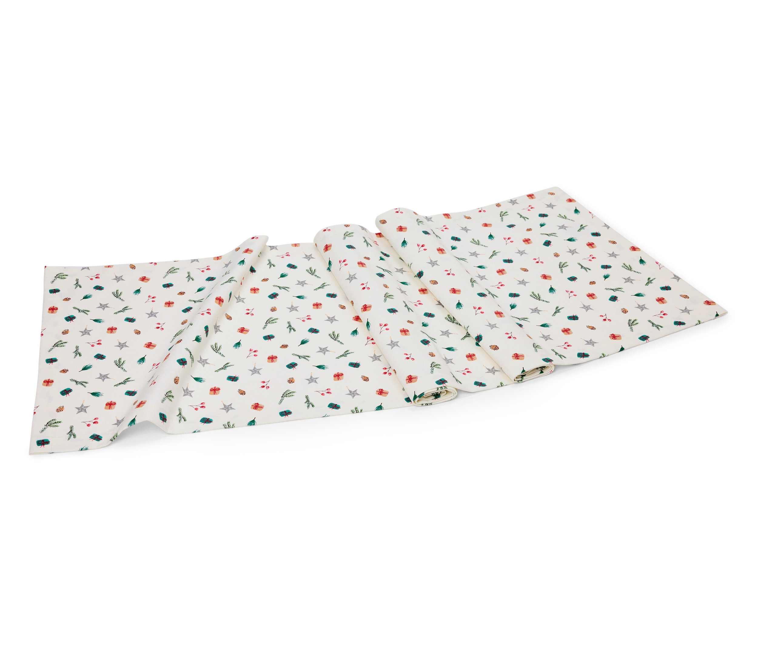 Tchibo - Bedruckter Tischläufer - weiß - Baumwolle - 40 x 180 cm