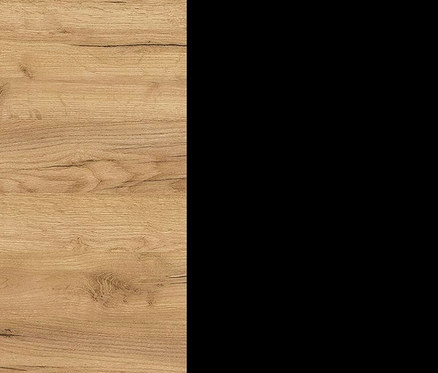 Holztextur neben einer schwarzen Fläche.