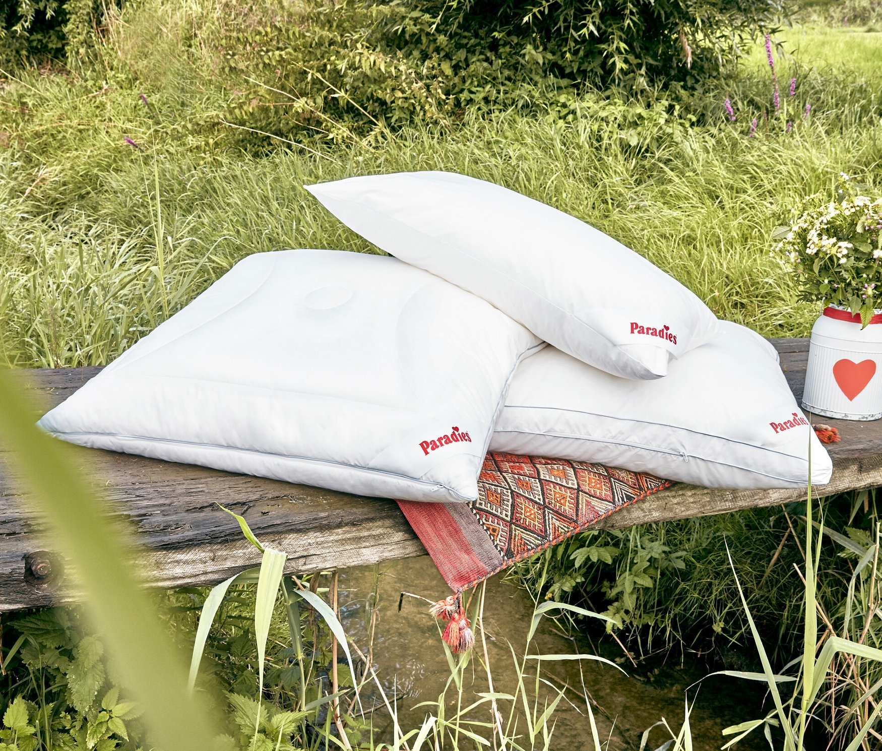 Thumbnail - Tchibo - Gestepptes Paradies Kopfkissen »HanseTraum«, 40 x 80 cm