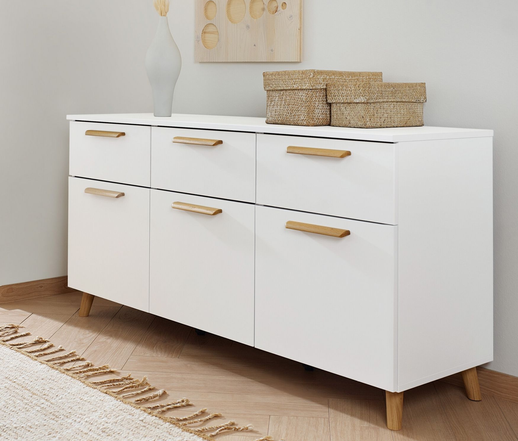 Thumbnail - rauch Kommode »Skandi« - 140x42x73cm - braun - Holz