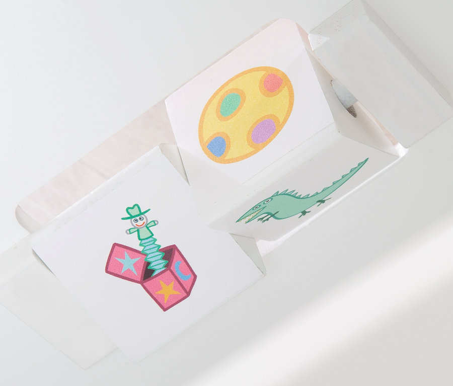 roba Bully-Schiebebus »Peppa Pig« mit Abbildungen.