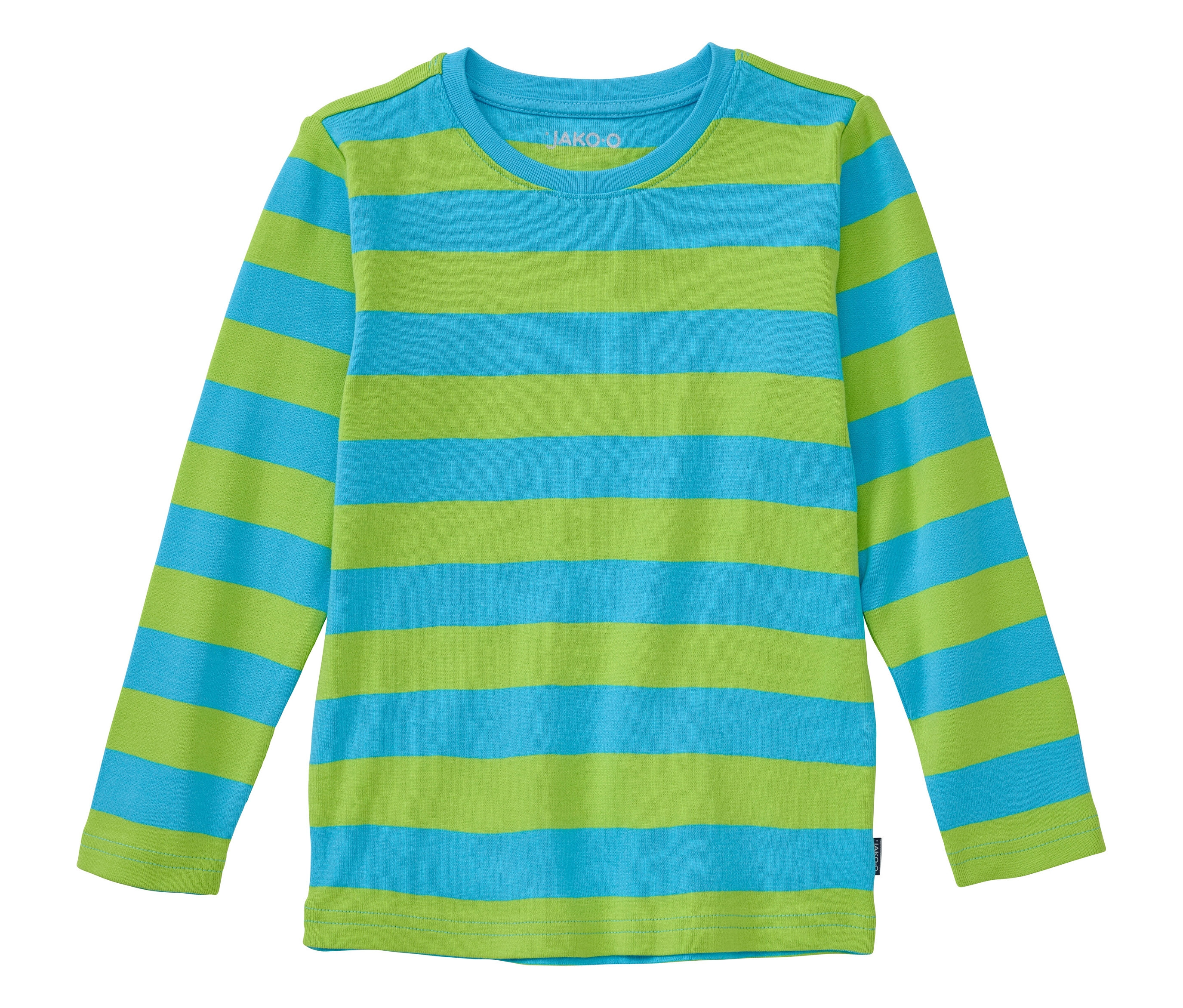 Tchibo - Jako-O Streifenshirt - Gr. 92/98 - türkis/gestreift
