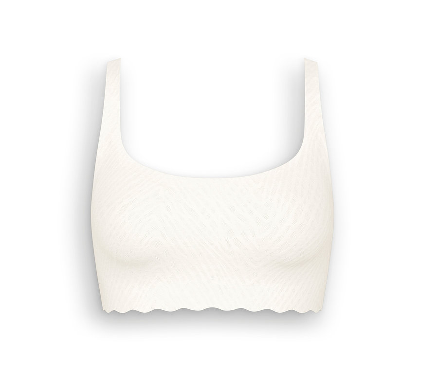 Weißes Sloggi ZERO Feel Bliss Top.