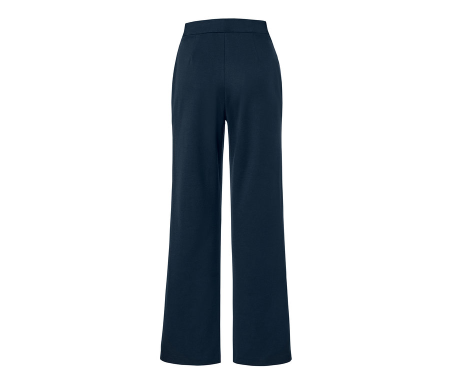 Dunkelblaue Jerseyhose mit Biese.