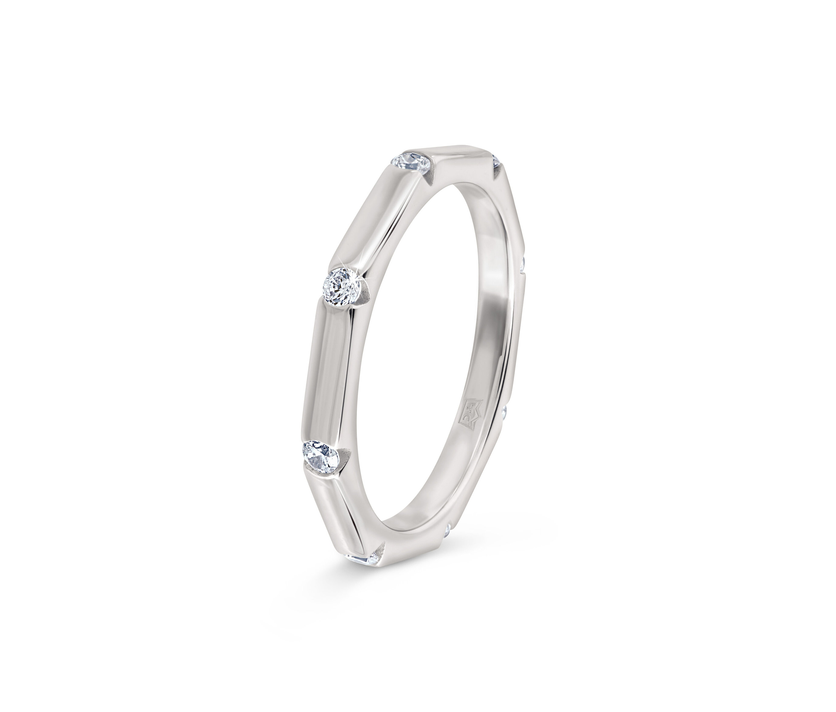 Silber Ring »Octagon« - Damen - Gr. 17 - silber - silber