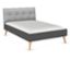 rauch Bett »Skandi«, 140 x 200 cm, grau metallic - Grau metallic