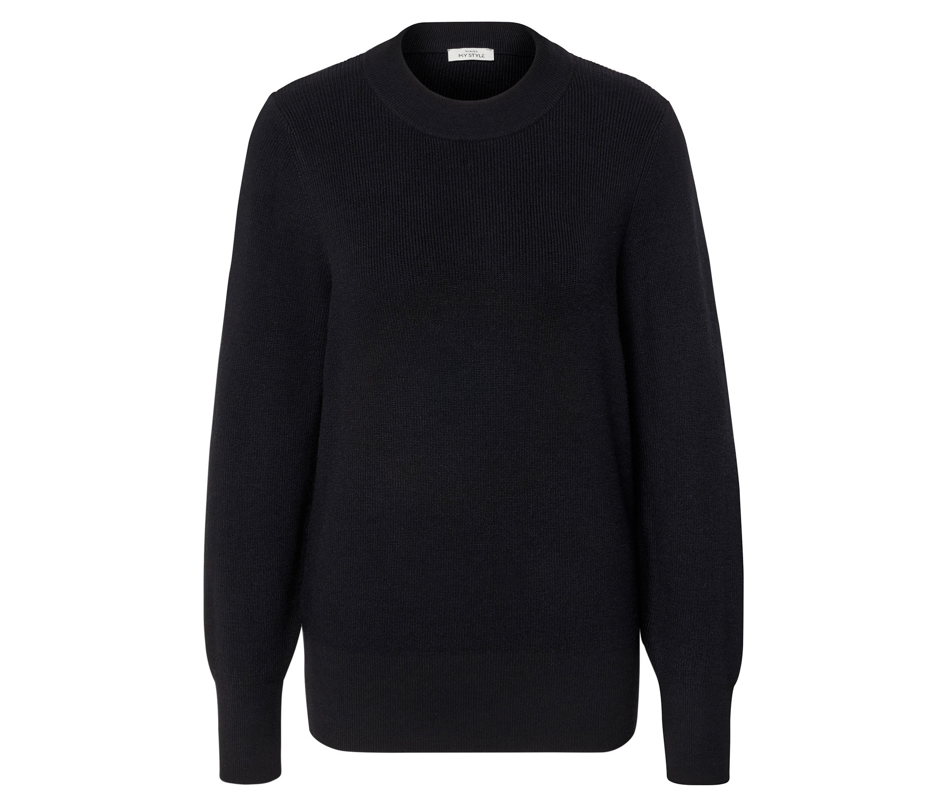Feinstrickpullover - Damen - Gr. XL - schwarz - schwarz