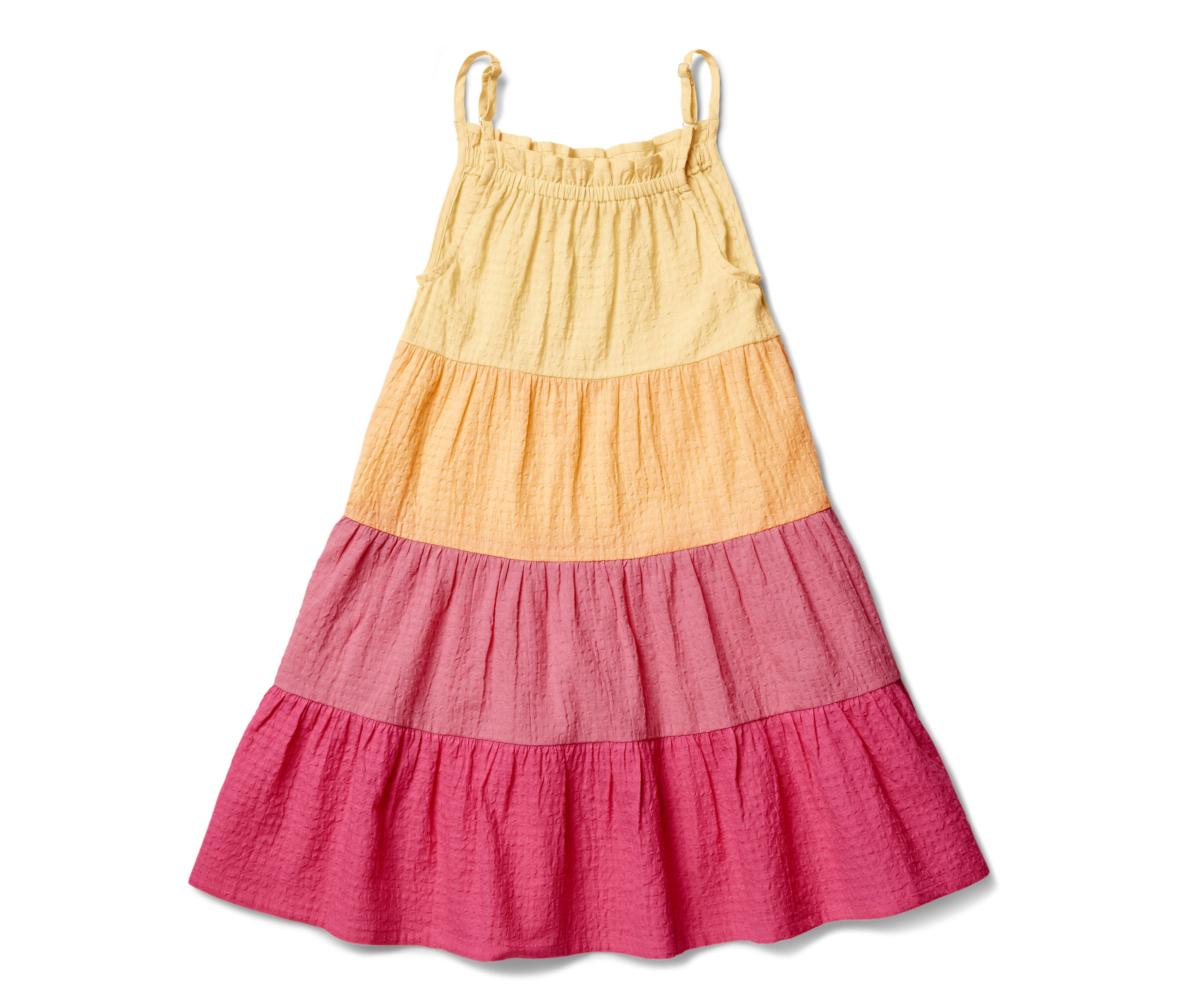 Tchibo - Kinder-Webkleid - Gr. 110/116 - orange