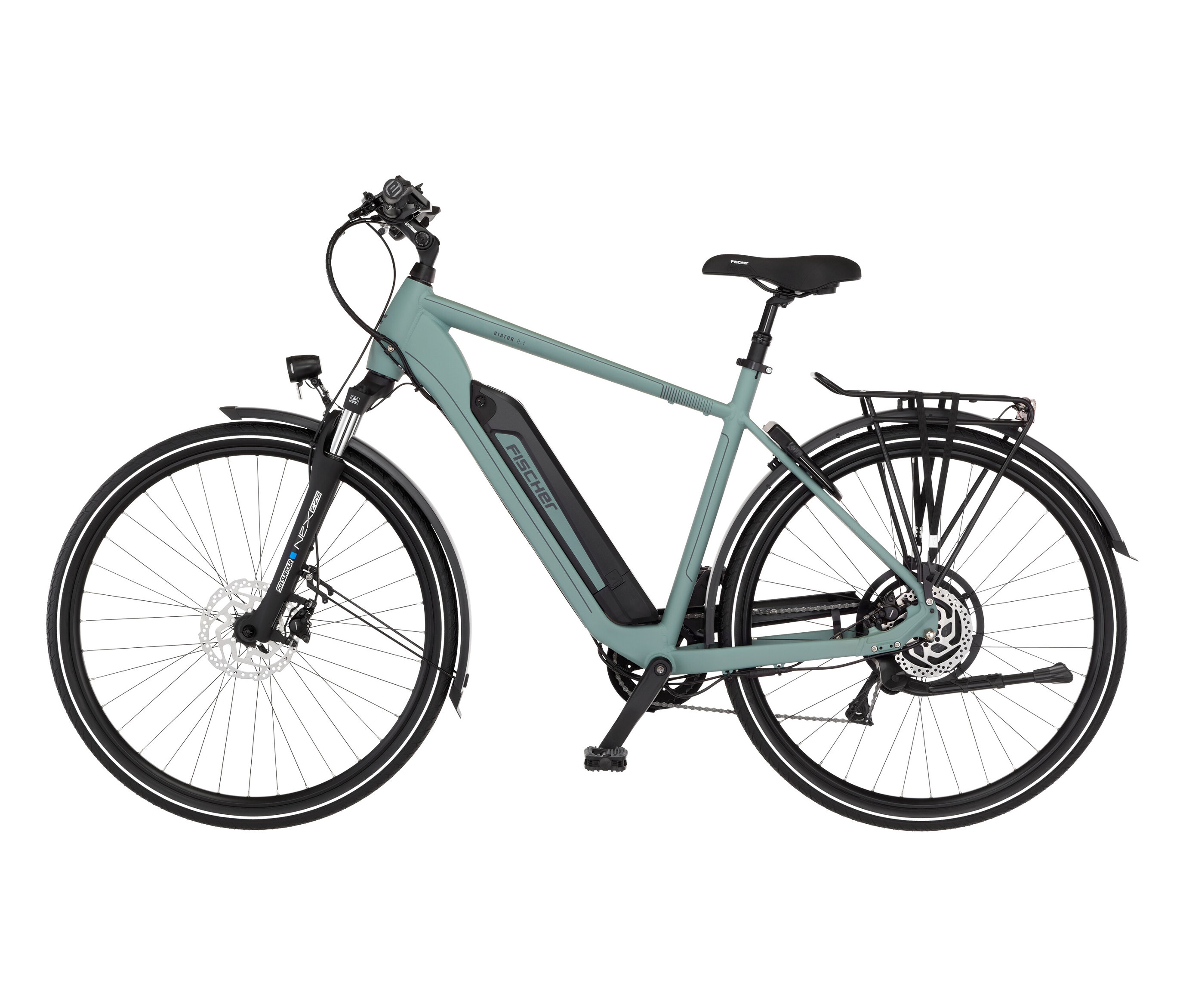Fischer Trekking E-Bike Viator 2.1 Active - grün - grün