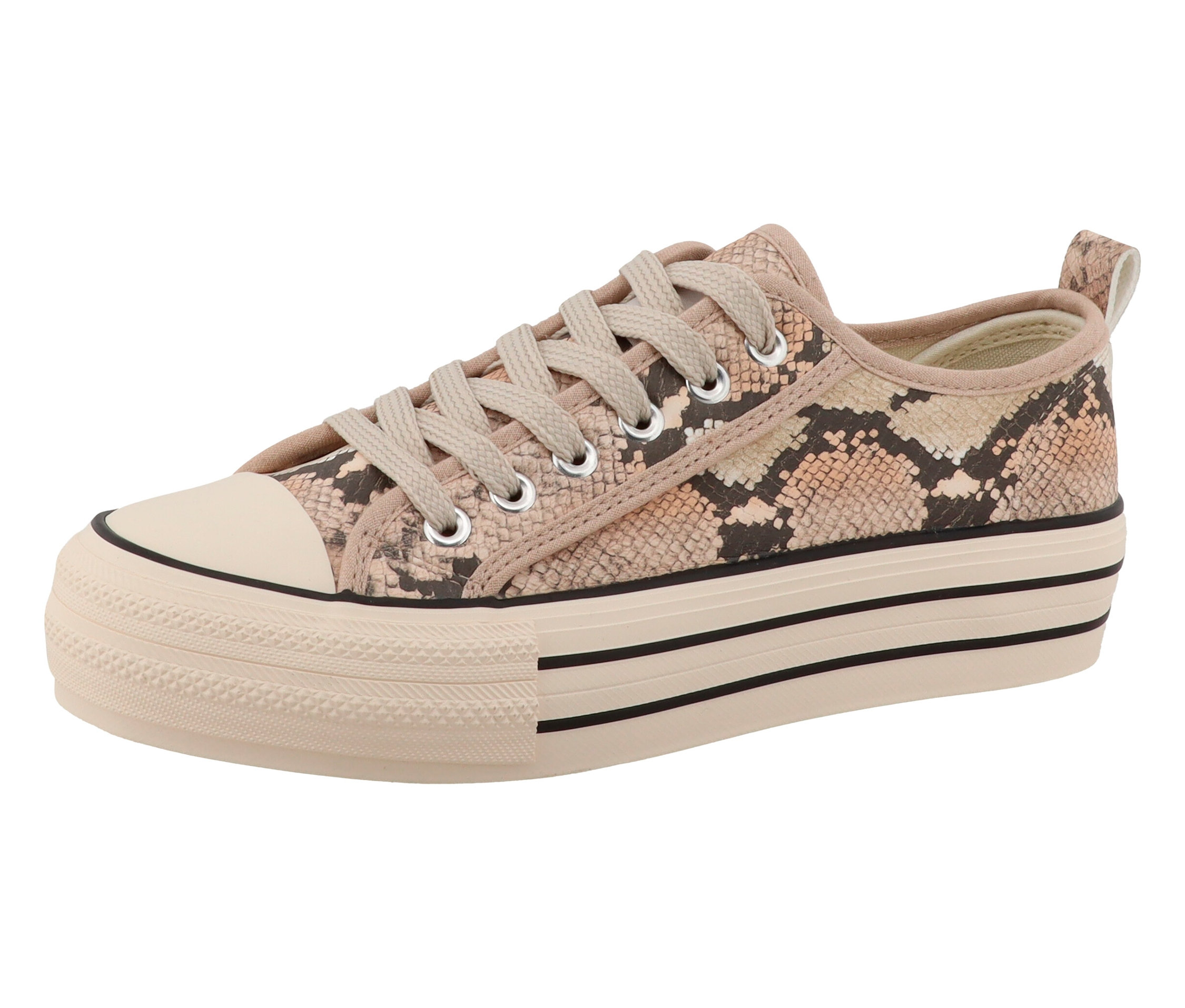 Sneaker - Damen - Gr. 37 - beige - beige