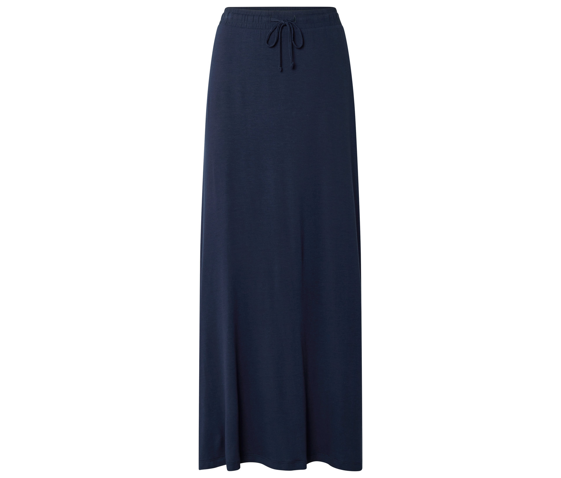 Langer Jerseyrock - Damen - Gr. XL - dunkelblau - dunkelblau