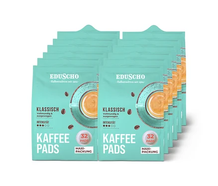Mehrere Packungen Eduscho Kaffeepads Klassisch.
