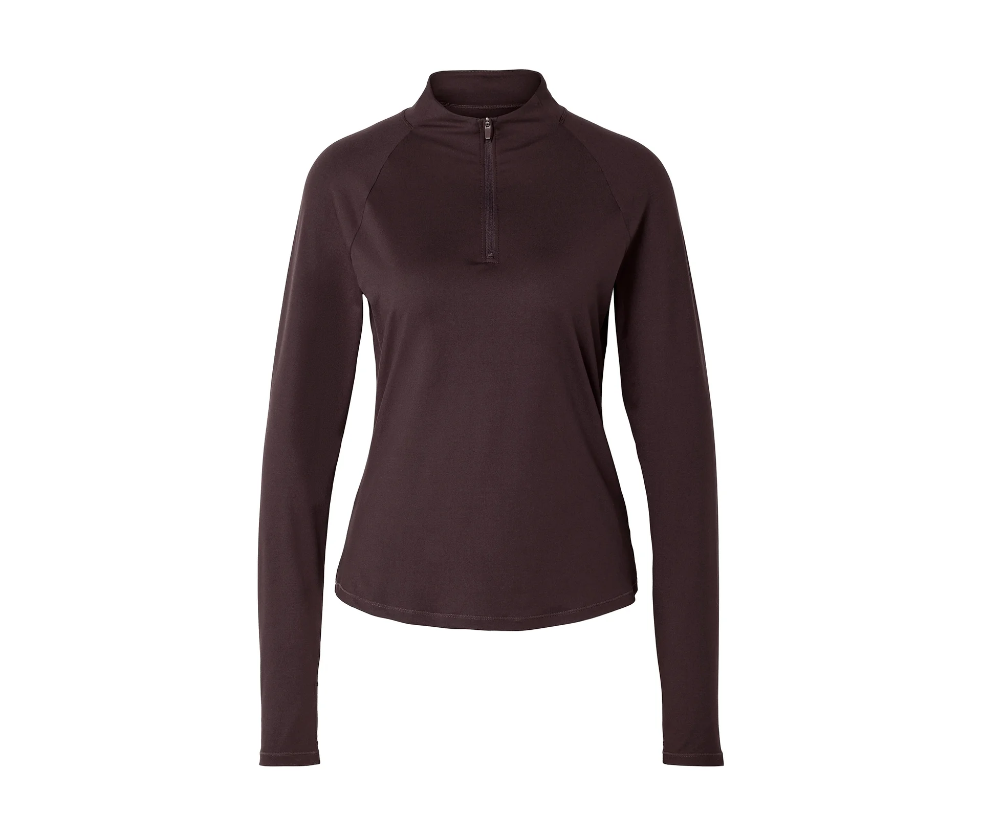 Tchibo - Sportshirt »Half Zip« - Damen - Gr. XXL - braun