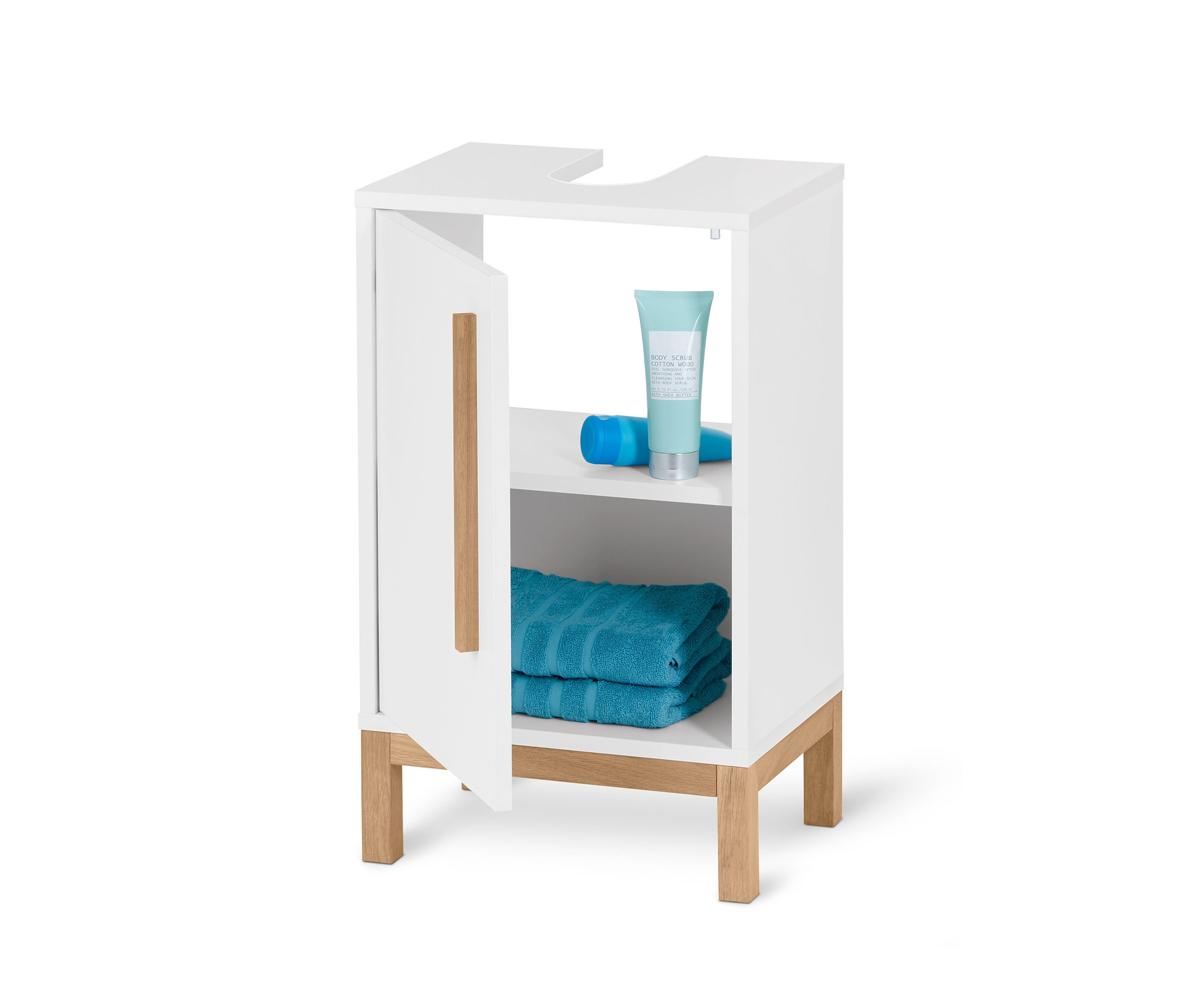 Tchibo - Kleiner Waschbeckenunterschank »Eklund« - 40x30x66cm - braun -