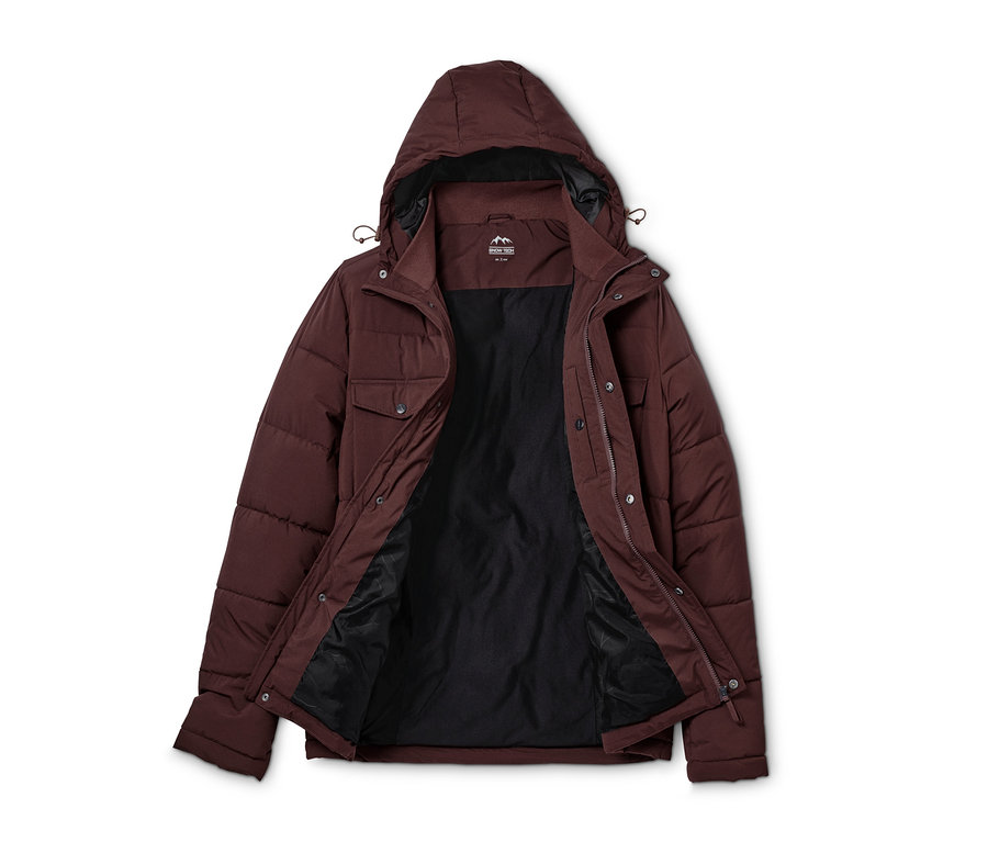 Offene Thermo-Steppjacke.
