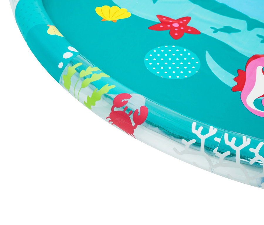Detailansicht eines Bestway® Underwater Planschbeckens mit Meeresmotiven.