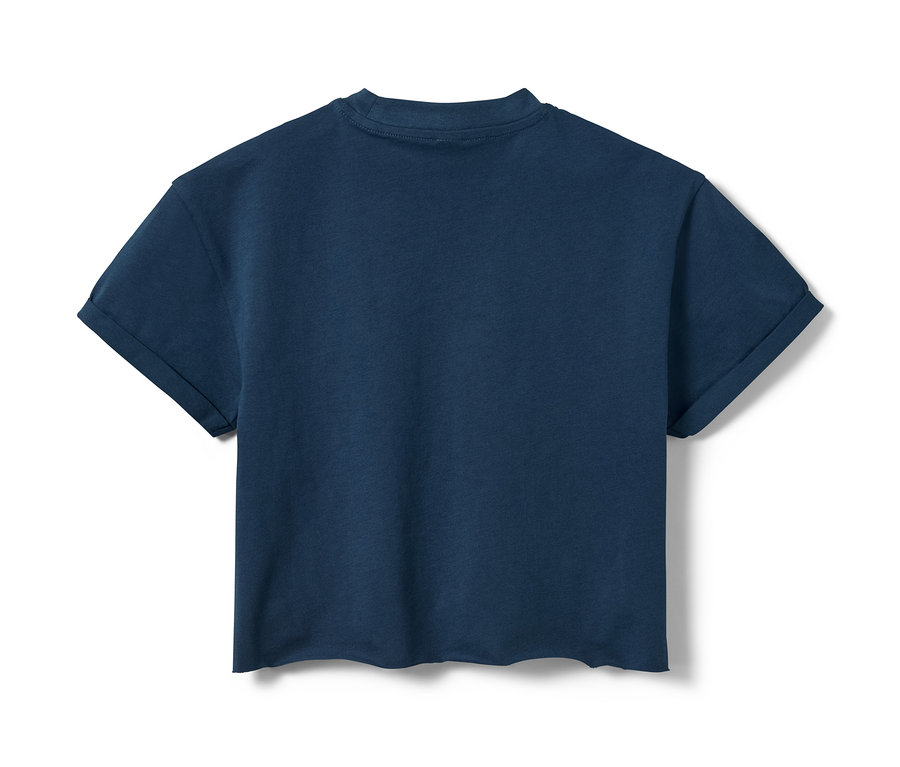 Rückansicht eines T-Shirts.