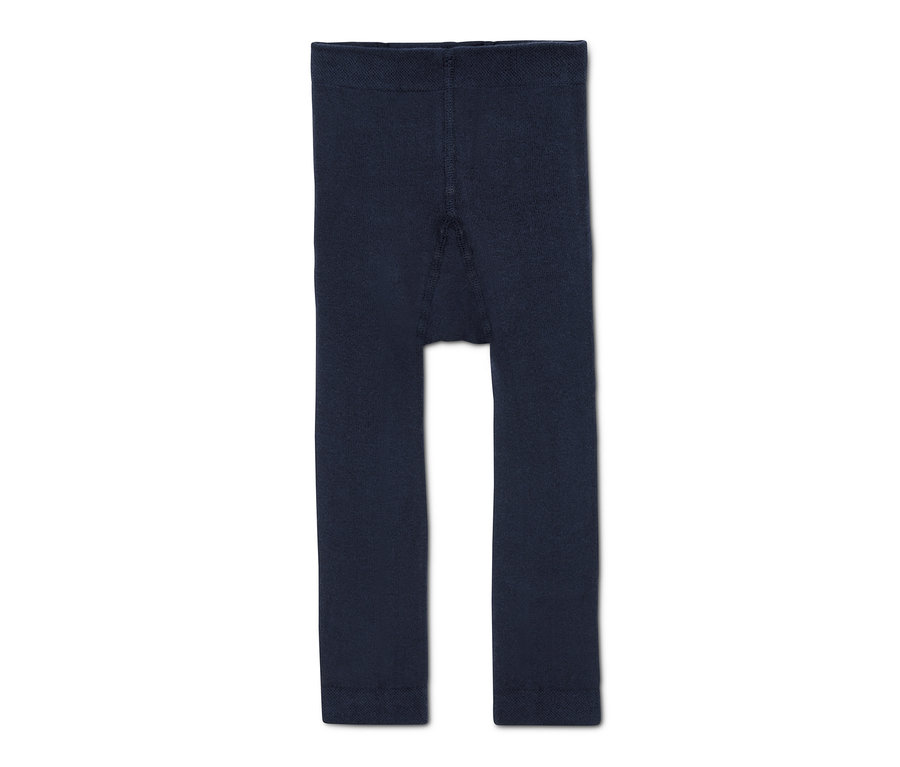 Dunkelblaue Thermoleggings.
