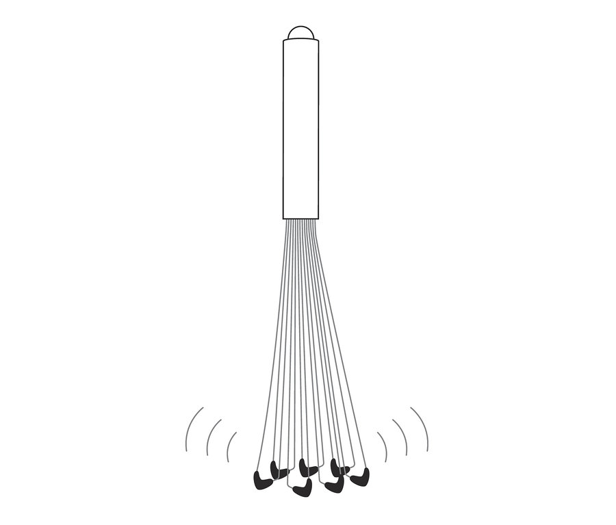 Illustration eines Profi-Schneebesens.