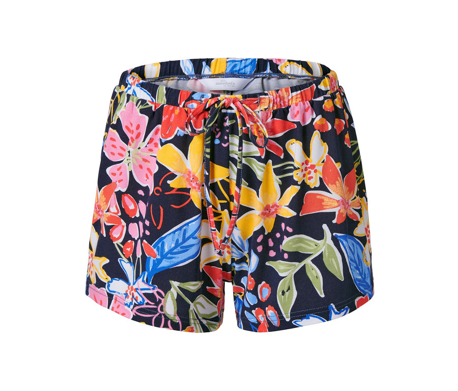 Shorts mit Blumenprint.
