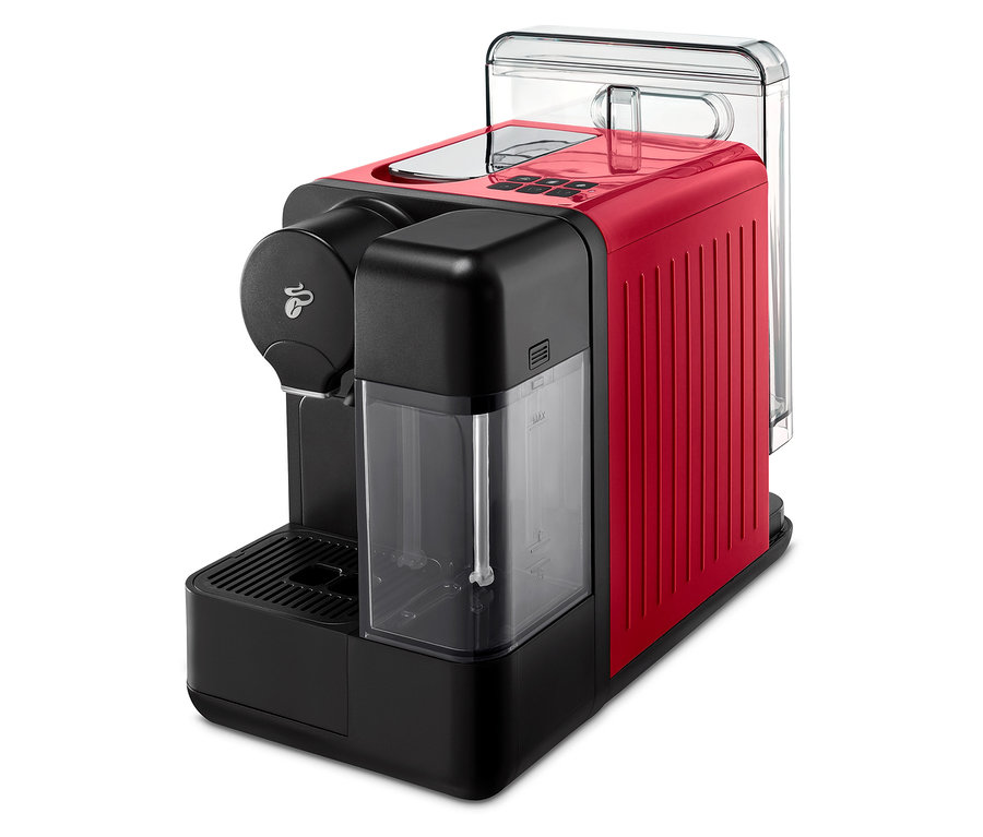Rote Cafissimo milk Kaffeemaschine.