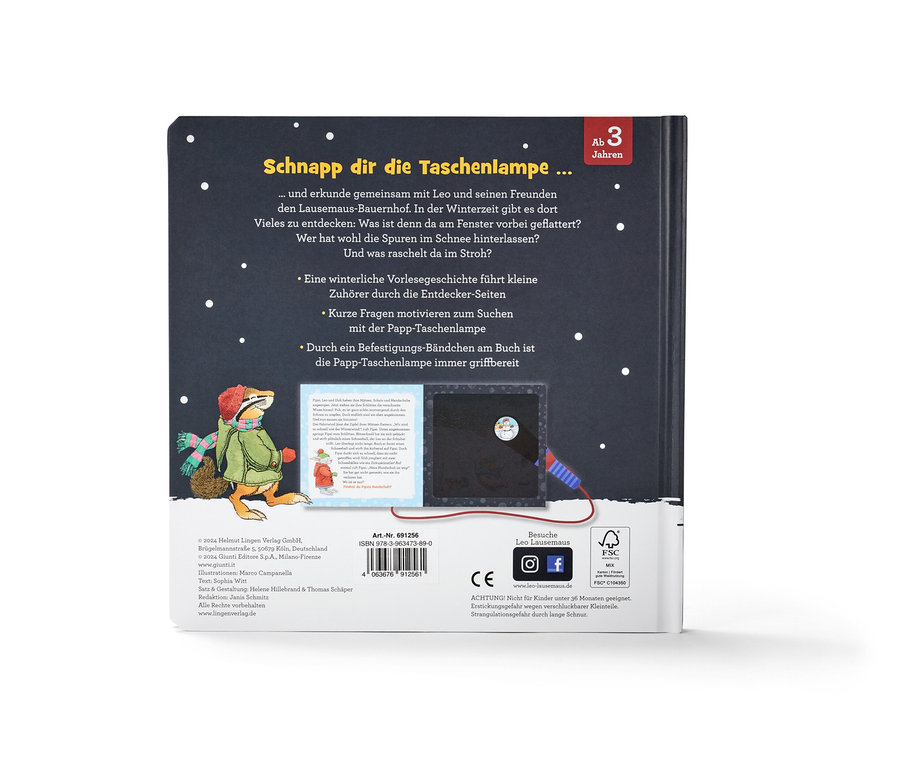 Buch »Leo Lausemaus – mein Taschenlampenbuch«.
